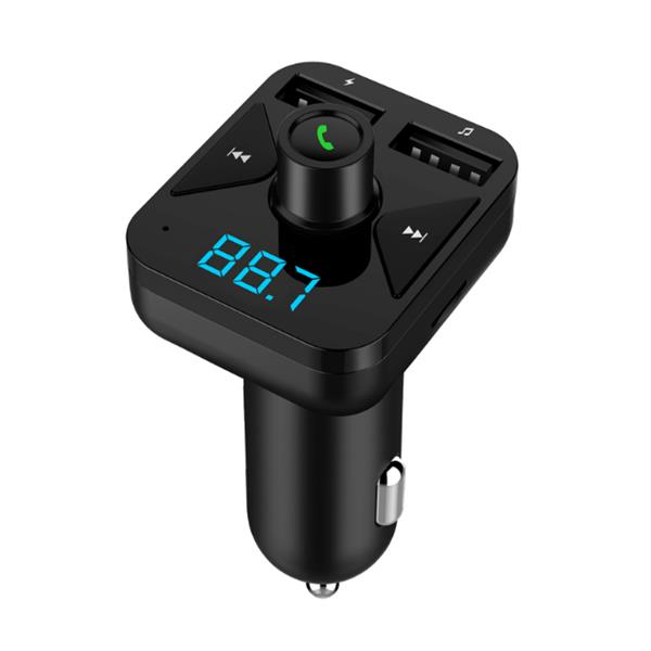 

BT16 Авто FM-передатчик AUX Беспроводная связь Bluetooth Hands-free MP3-плеер Двойное зарядное устройство USB