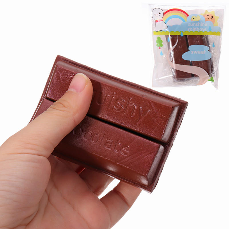 YunXin Squishy Chocolate 8cm Sweet Slow Rising With Packaging Collection Decor Toy