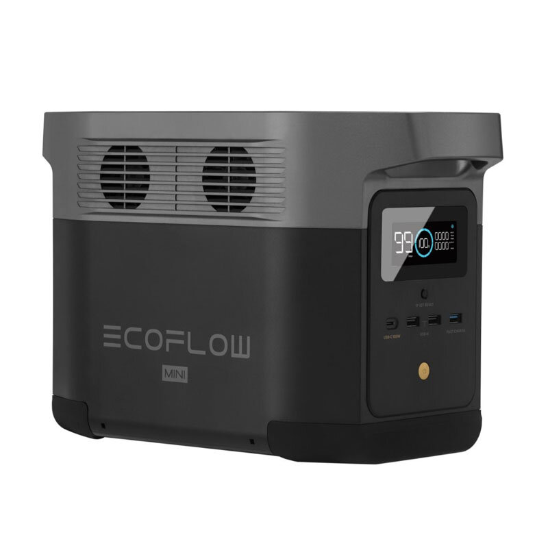 [US Direct] ECOFLOW Mini 882Wh 1400W Stazione di alimentazione portatile Uscita CA Alimentazione di emergenza Generatore di corrente portatile per viaggi in gita campeggio