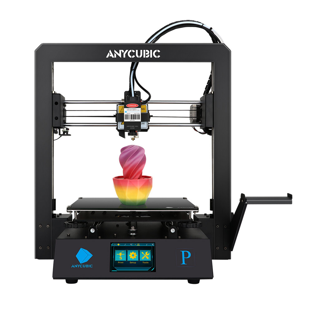 Anycubic® Mega Pro Versatile 2-in-1 3D Printer Kit 210x210x205mm Printing Area with TMC2208 Dual Gear Extruder Support Laser Engraving