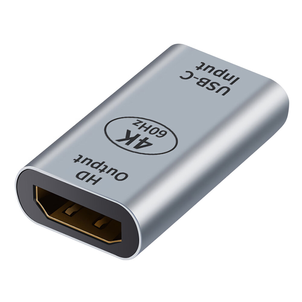 Type-C to HD DP Adapter Connector USB-C Female to HD DP1.4 Female Convertor 4K@60HZ Video Extender f