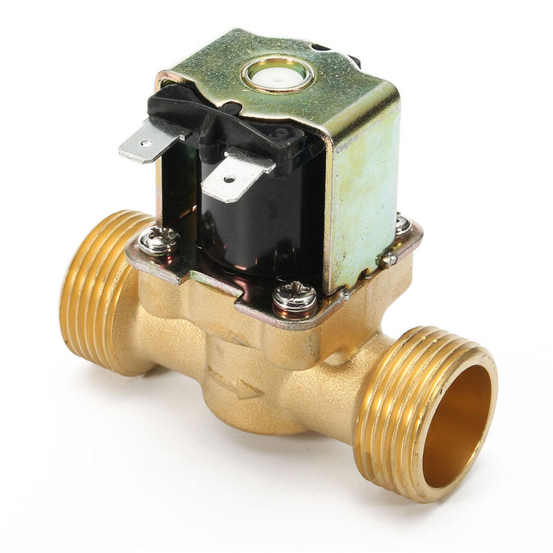 Electric Brass 12v DC Solar Hot Water Solenoid Valve 1/2'' Normally Closed...