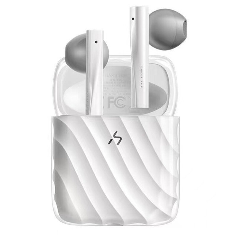 HAKII ICE TWS bluetooth 5.2 oortelefoon 13 mm grote driver 4-microfoon Ruisonderdrukking Lage latent