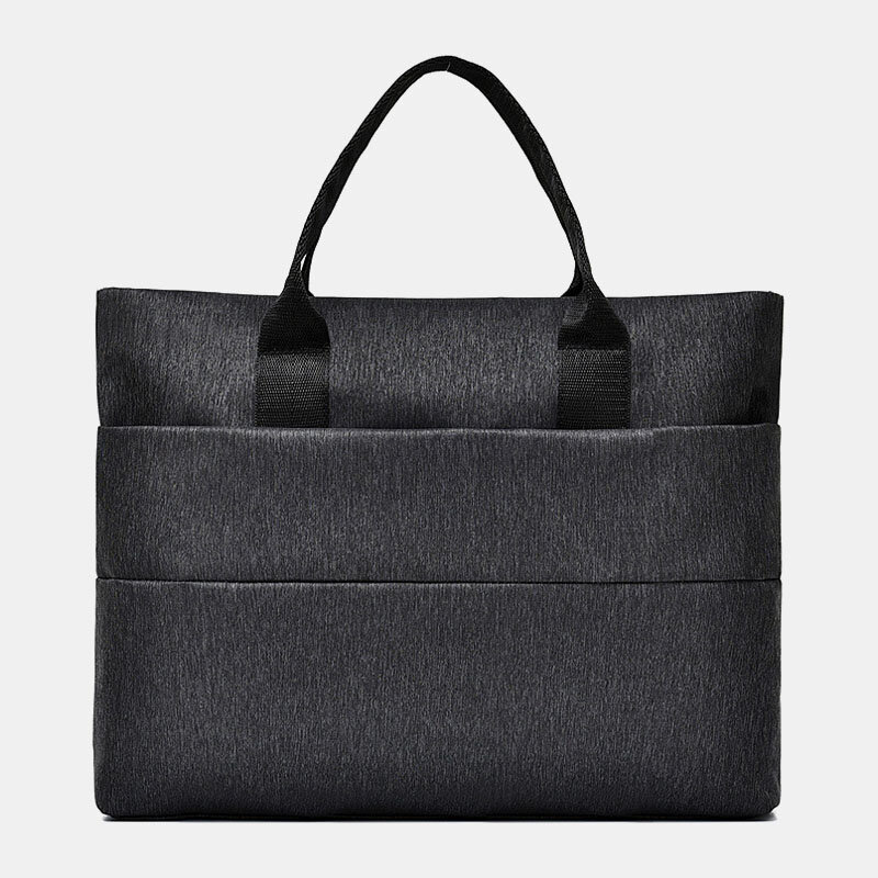 Men Oxford Waterproof 15.6 Inch Large Capacity Laptop Bag Multi-Layers Briefcases Handbag