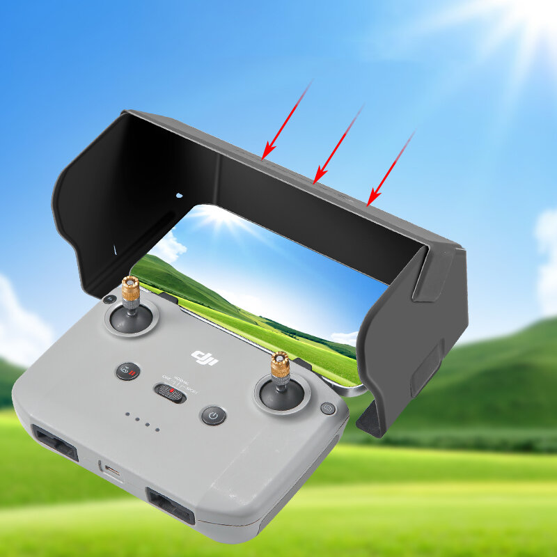 

YX Remote Control Magnetic Mobile Phone Sunhood Cover Sun Hood Shade for DJI Mini 2/Mavic AIR 2/Mavic AIR 2S RC Drone