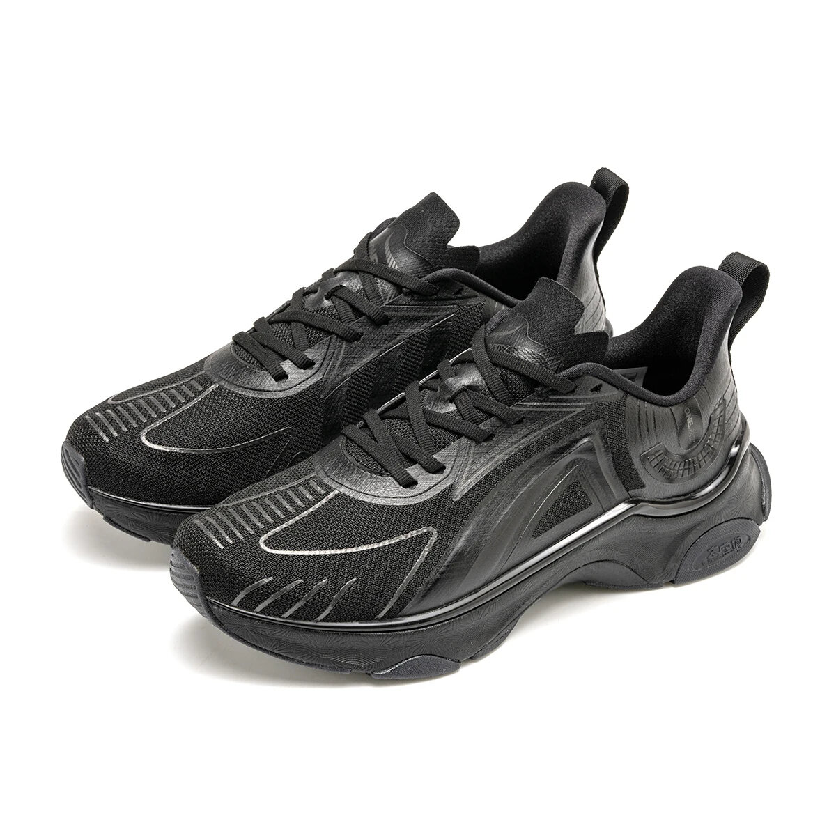 ONEMIX Cushion Jogging Sneakers Double Shock Absorber Sweat-wicking Tech Breathable Fluorescence Lightweight Sepatu Lari untuk Olahraga Luar Ruangan Bersepeda Mendaki