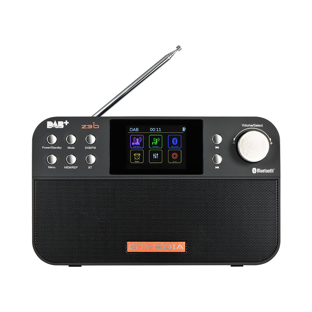 GTMEDIA Z3B draagbare digitale DAB-radio FM-radio Bluetooth-stereo RDS Multi-band radioluidspreker m