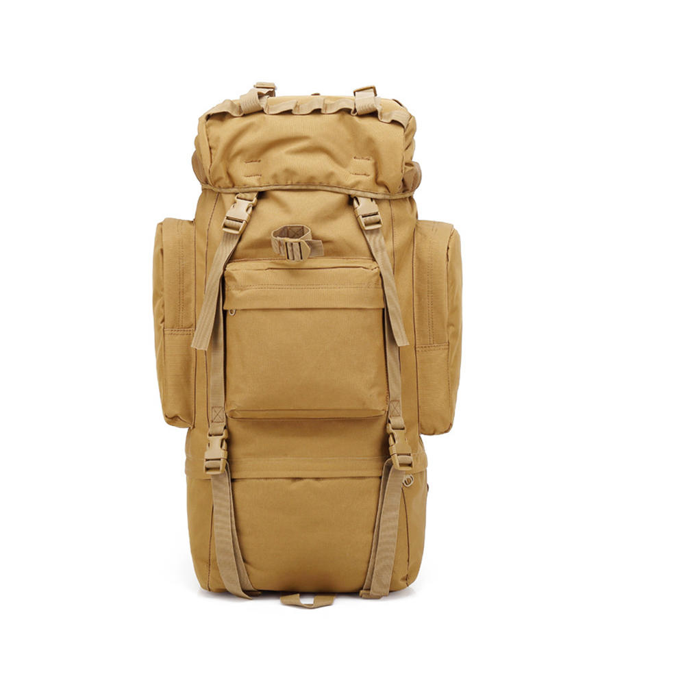 65L Outdoor Tactical Molle Backpack Rucksack Waterproof 900D Nylon Shoulder Bag Camping Hiking Trekking  