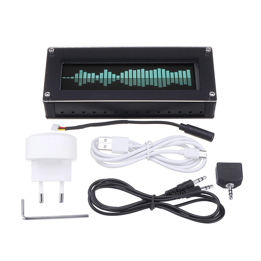 AK7115 VFD Music Spectrum Display Analyzer Audio Level Indicator rhythm W colck