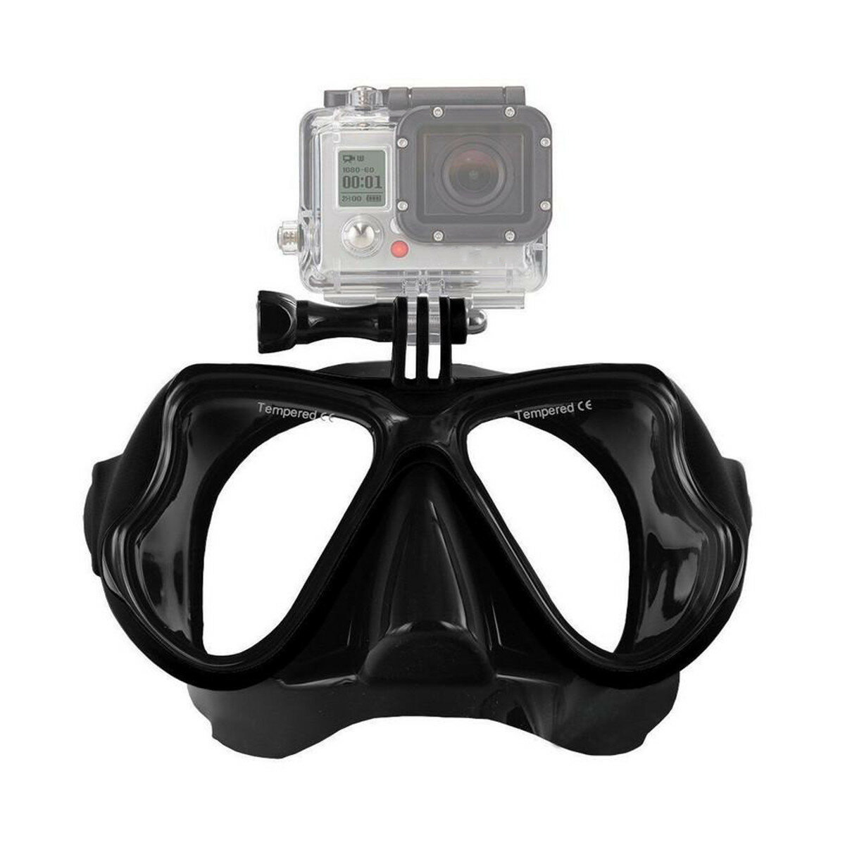 2018 Global Selected Snorkel Mask with Camera Mount BROGEND 
