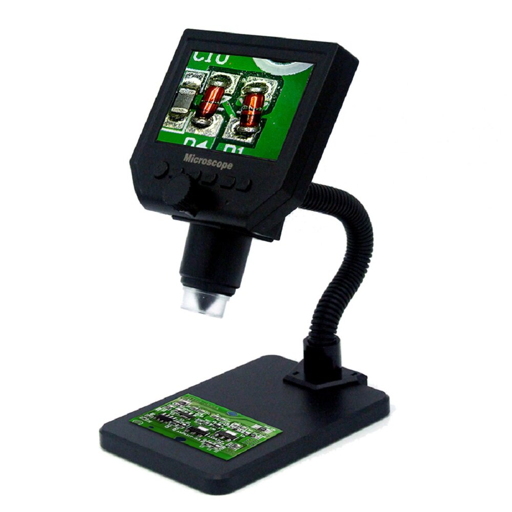 MUSTOOL G600 600X Elektronische USB-microscoop Digitaal solderen Videomicroscoop Camera 4,3 inch LCD