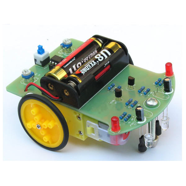 3 STKS Mini Elektronische Tracking Robot Auto DIY Kit Met Reductiemotor