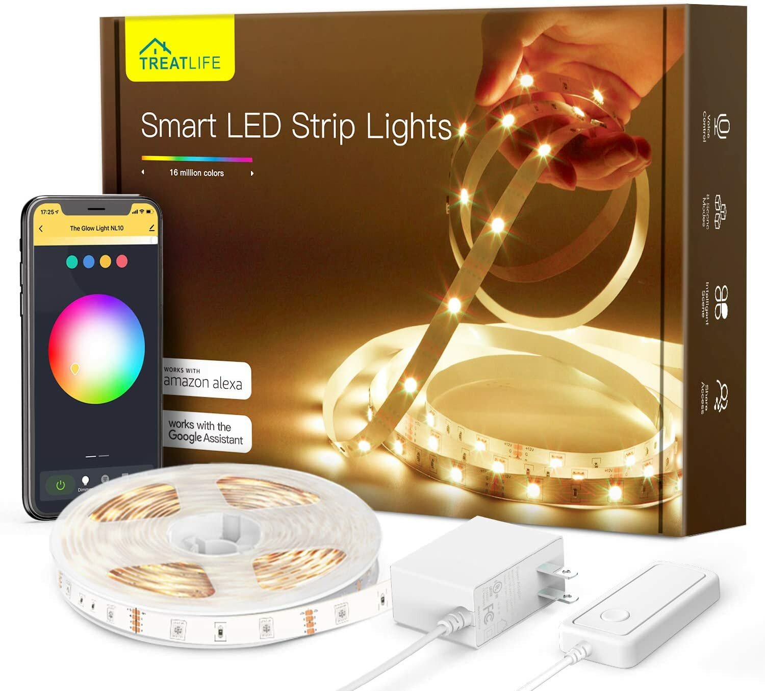 

TREATLIFE ST10 Smart Led Strip Lights, 16.4ft Color Changing WiFi RGB LED Lights TV Backlight, Compatible with Alexa, Go