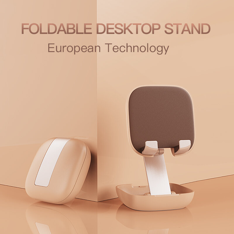 Milan Foldable Portable Storage Height Adjustable Desktop Bracket Phone Tablet Stand Holder Space Sa