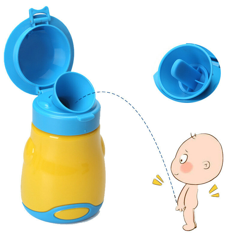 PRee® 600ML Bambino Bambino Urinale Pee Pot Portatile Bambini WC Bottiglia di Urina Antigoccia Outdoor Camping Travel Emergency