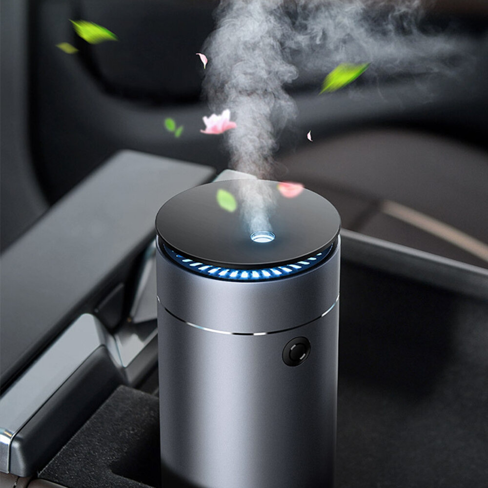 

Baseus 75ml Air Humidifier Purifier USB Essential Oil Aroma Diffuser Fogger Mist Maker with LED Night Lamp for Car Offic