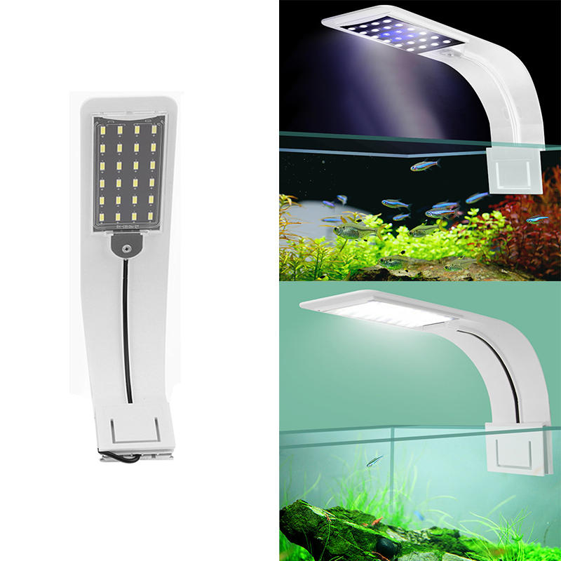 

ZANLURE X5 Aquarium Light 10W Waterproof Fish Tank Lamp Aquatic Plant Grow Light Clip-On Lamp EU Plug
