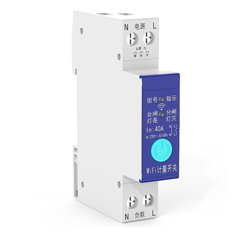 

Tuya WiFi MCB Intelligent Circuit Breaker Power Metering 1-63A Wireless Remote Control Switch Overcurrent Undervoltage P
