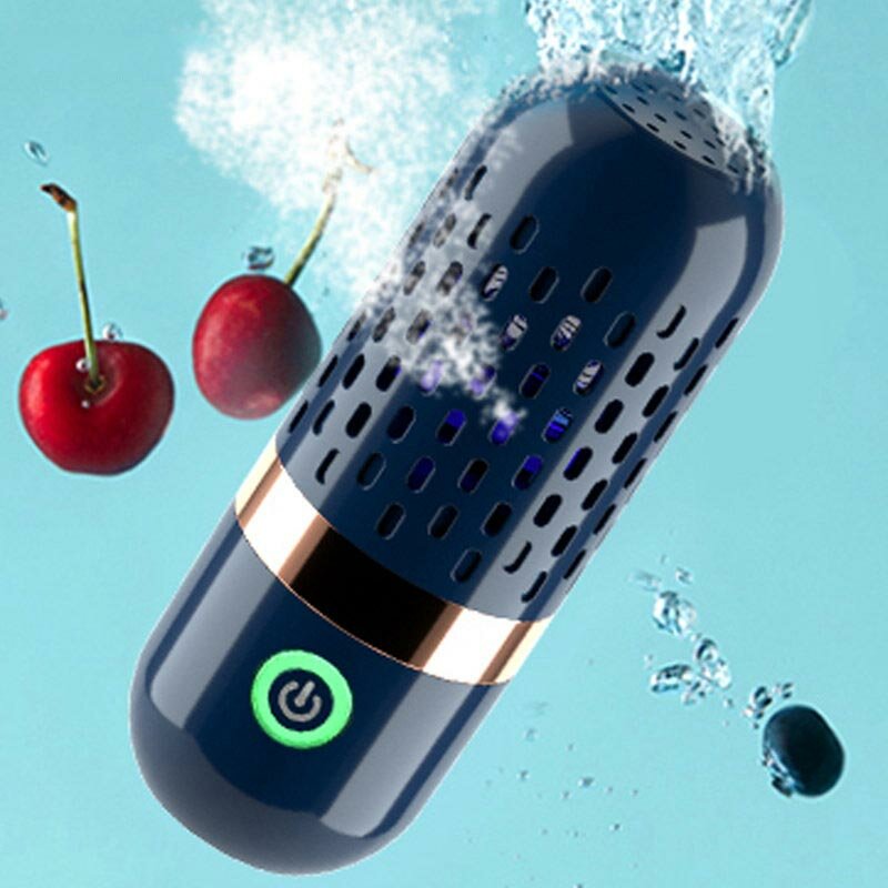 

Fruit Vegetable Washing Machine Capsule Shape Wireless Food Purifier Household Pesticide Disinfection Vegetables Cleaner