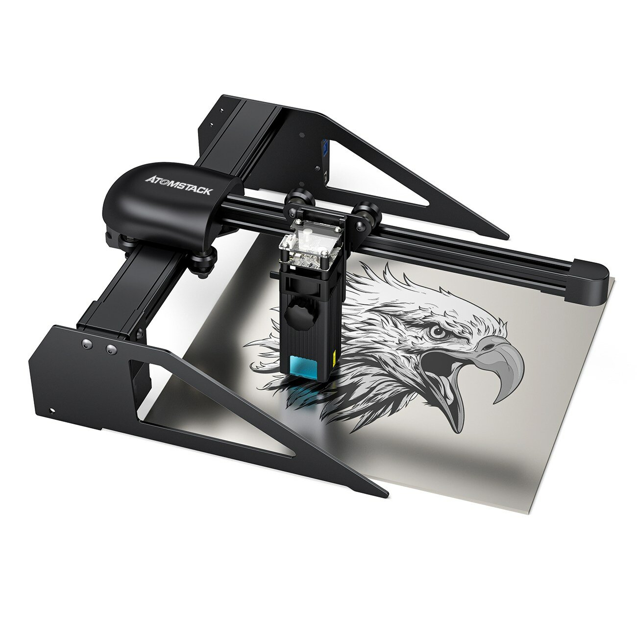 ATOMSTACK P7 M30 Portable Laser Engraving Machine Wood Cutting Single Arm Laser Engraver Eye Protection Metal Engraving