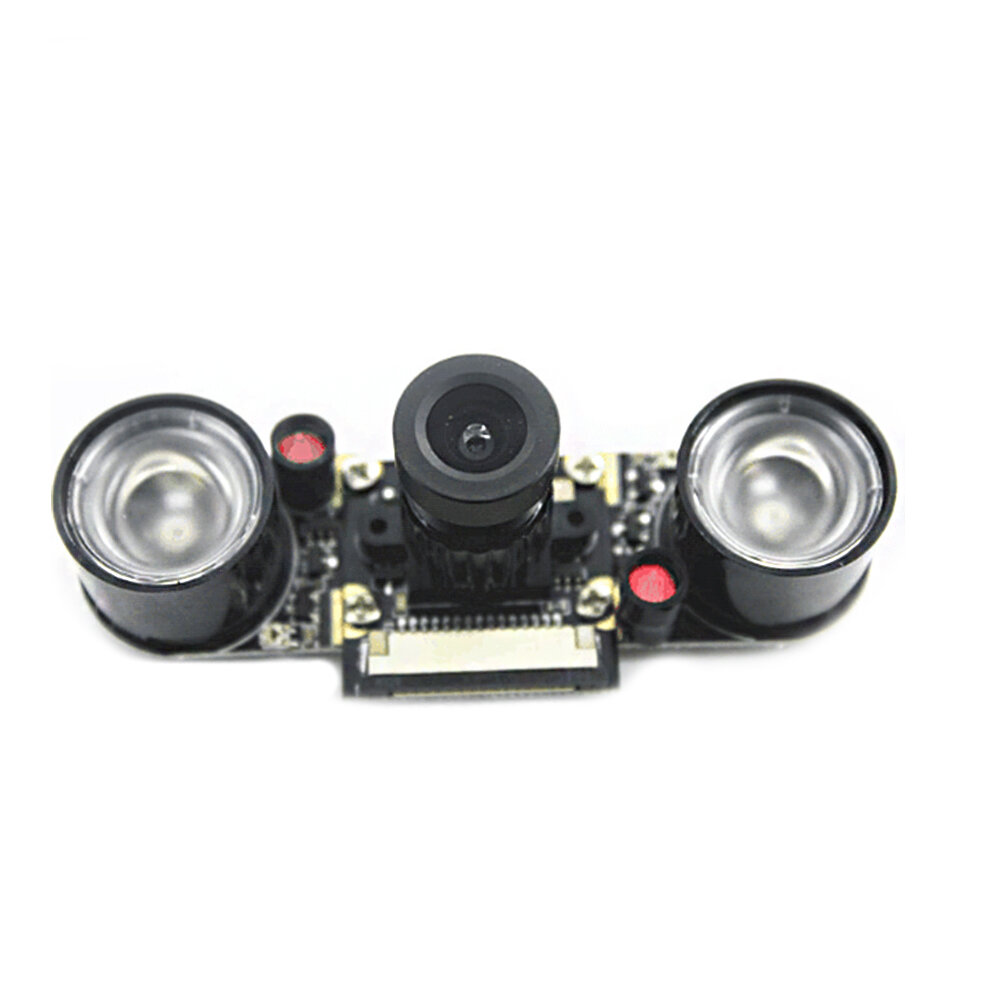 5MP Night Vision Fisheye Camera Module OV5647 72? Focal Adjustable Camera Board with 850 IR LED