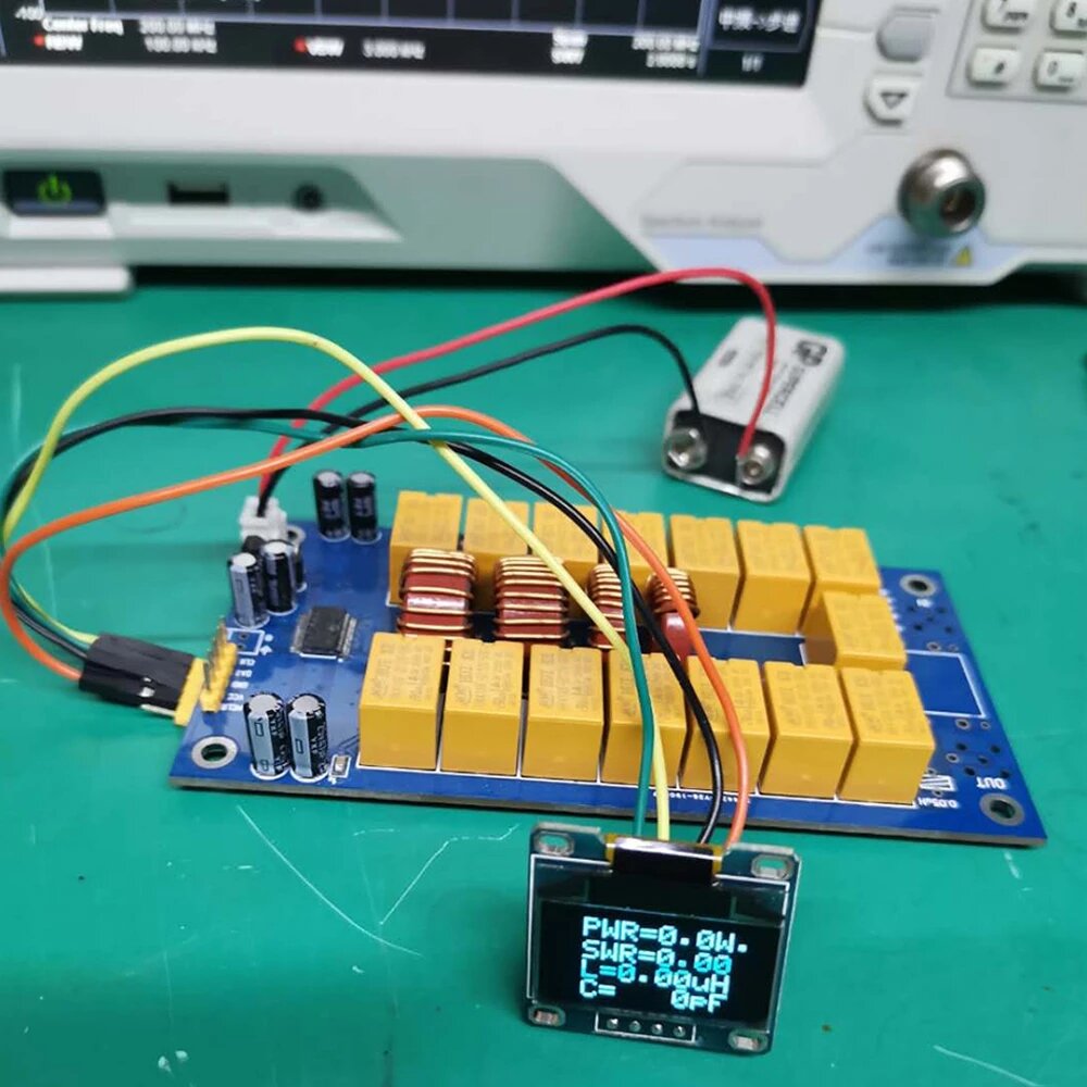 0.96 Inch OLED ATU-100 Automatische Antenne Richter DIY Kits Mini Automatische Antenne Tuner Antenne