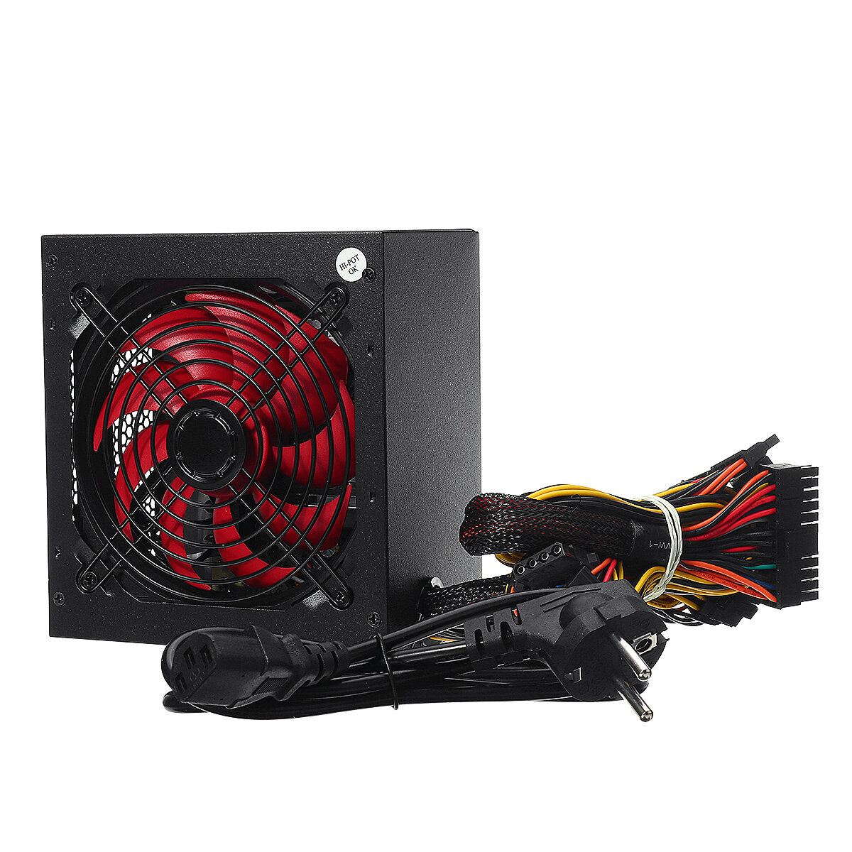 

650W Power Supply Passive PFC 120mm LED Fan 12V ATX SATA PC Computer Power Supply for Desktop Gaming Computer