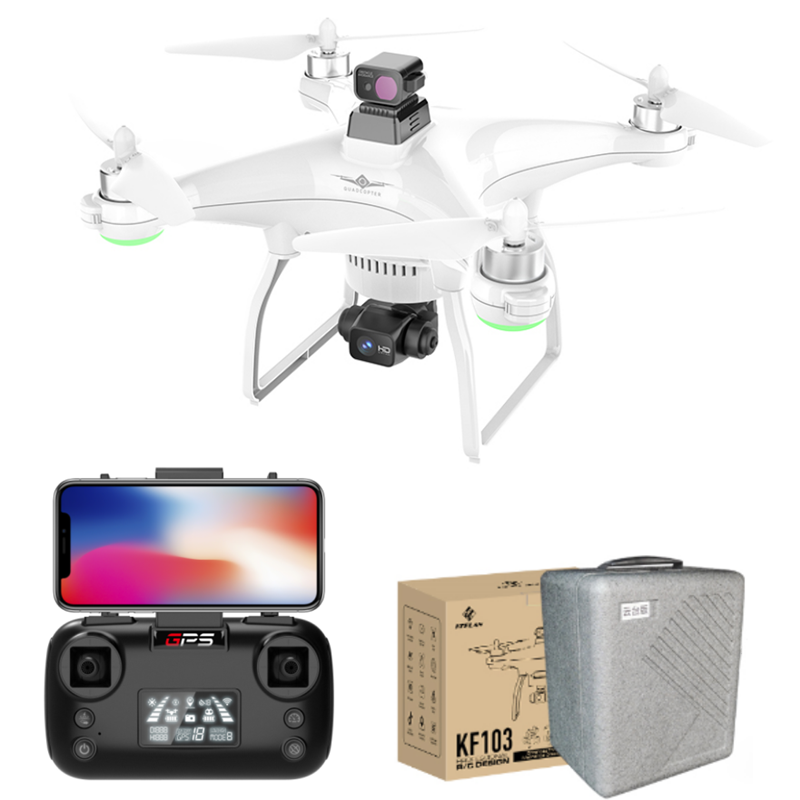 KF103 MAX 5G WIFI FPV GPS with 4K Camera 3-Axis Gimbal 360° Laser Obstacle Avoidance 22mins Flight Time RC Drone Quadcop