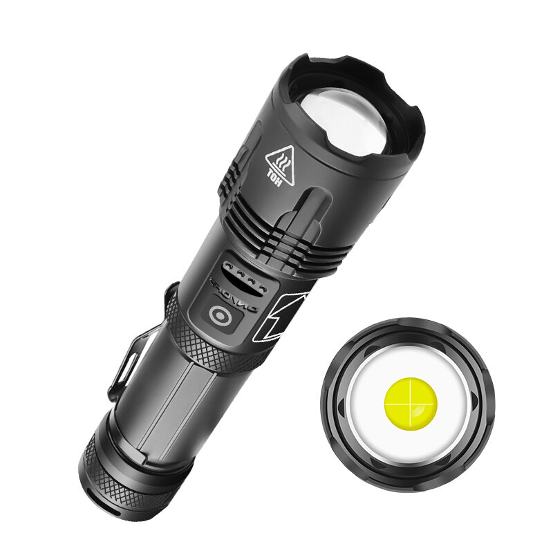 

XANES® 1700 XHP70/XHP99 USB Rechargeable Zoomable Flashlight Super Bright Camping Hunting Tactical Torch 18650