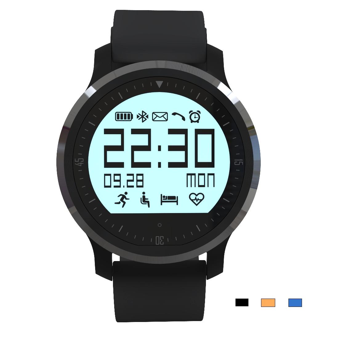 F68 Bluetooth Hartslag Smart Watch Touchscreen Sport Polshorloge IP67 Waterdicht voor Android en IOS
