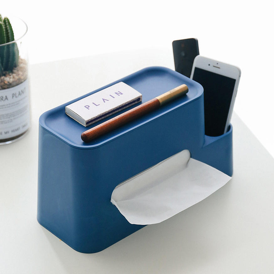 ZHIZAO Tissue Box Container Integrated Multifunctional Storage Rack Paper Holder from