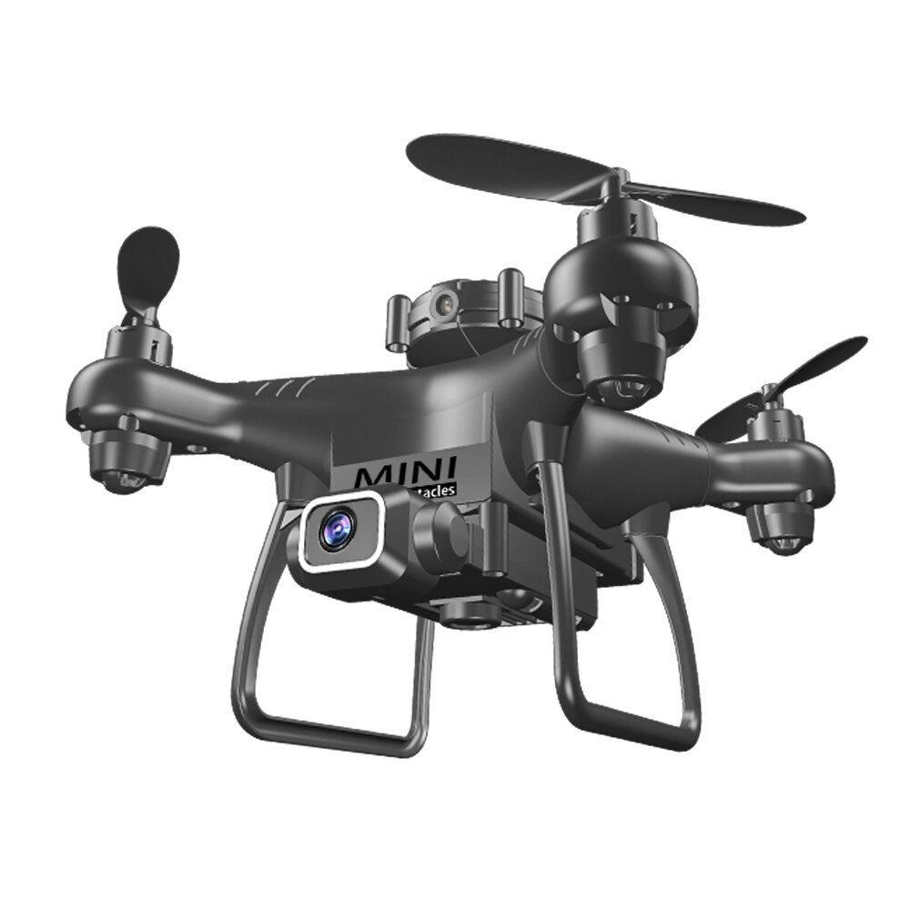 CSJ S176 Mini UAV 2.4G WiFi FPV Met 4K Dual Camera Obstakel vermijden Luchtdruk 360 ? Rolling RC Qua