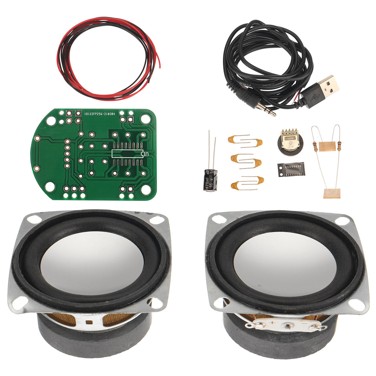 EQKIT 3W Power Amplifier Kit Amplifier Production DIY kit Small Speaker Parts Electronic Production 