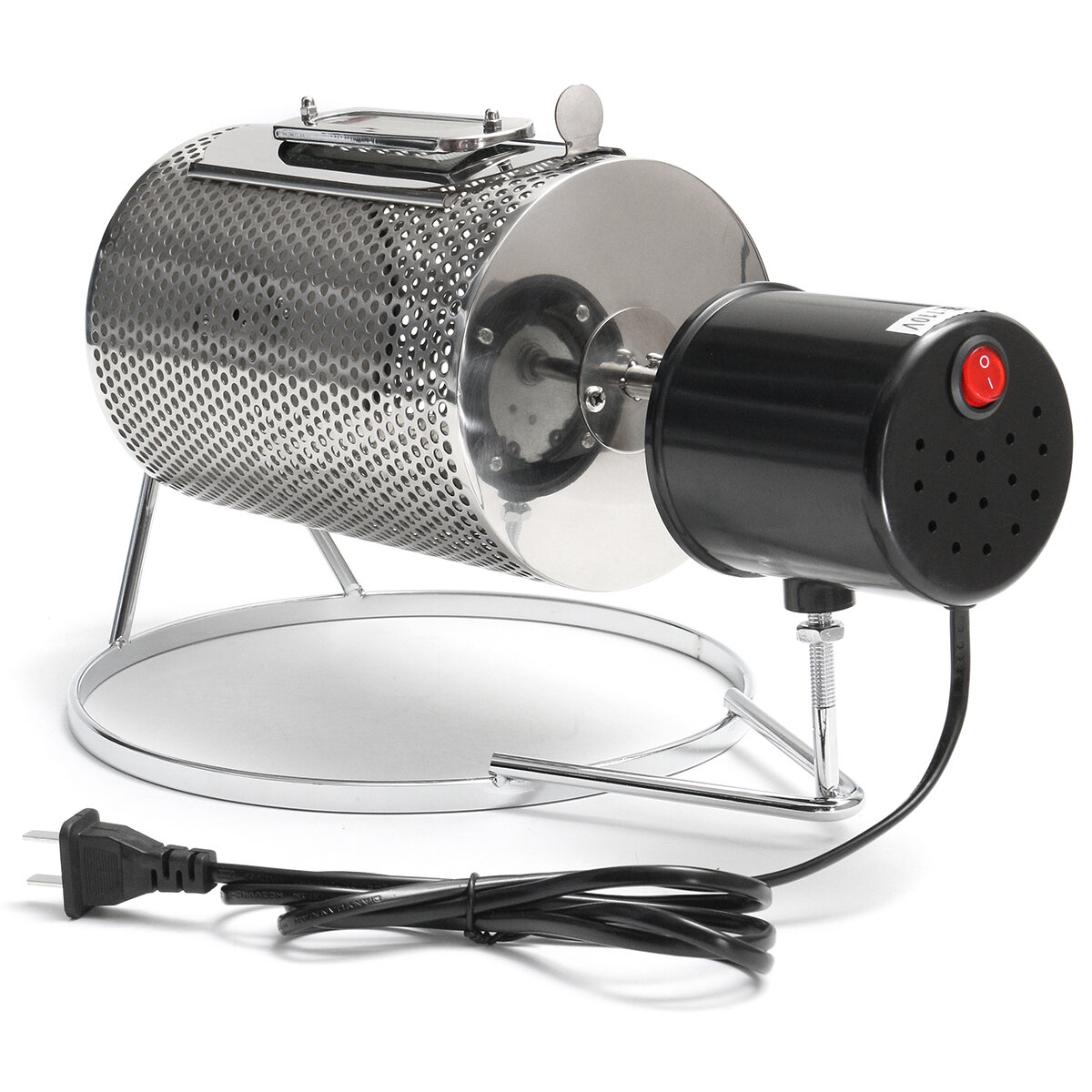 Stainless Steel Coffee Bean Roasting Machine Coffee Roaster Roller Baker 220V Tools