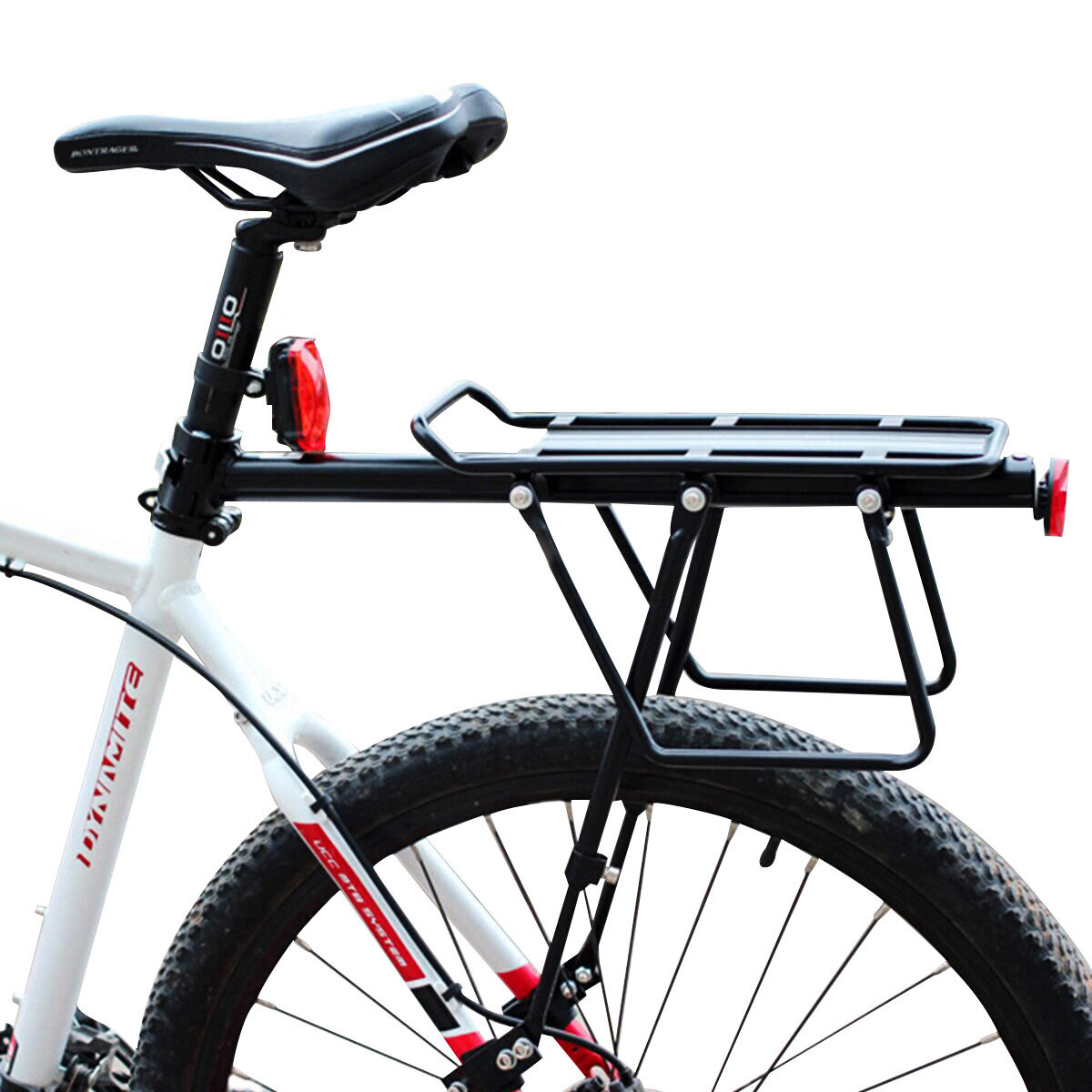 Rack randonnée à vélo VTT Vélo Porte-bagage arrière Support de tablette AT/%