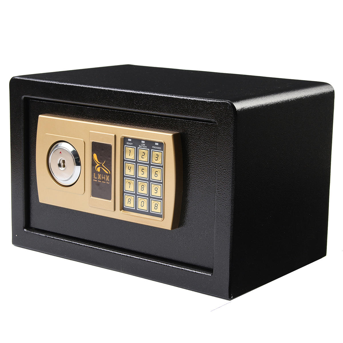 رقمي إيداع الإيداع صندوق النقد الآمن المجوهرات الرئيسية فندق قفل لوحة المفاتيح الأسود