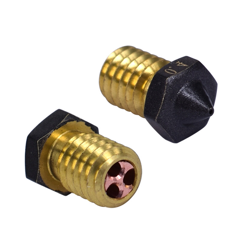 

3D Printer Nozzle E3D V6 Clone CHT Nozzle High Flow Copper For 1.75MM Filament Brass Copper Print Head 0.4mm 0.6mm 0.8mm