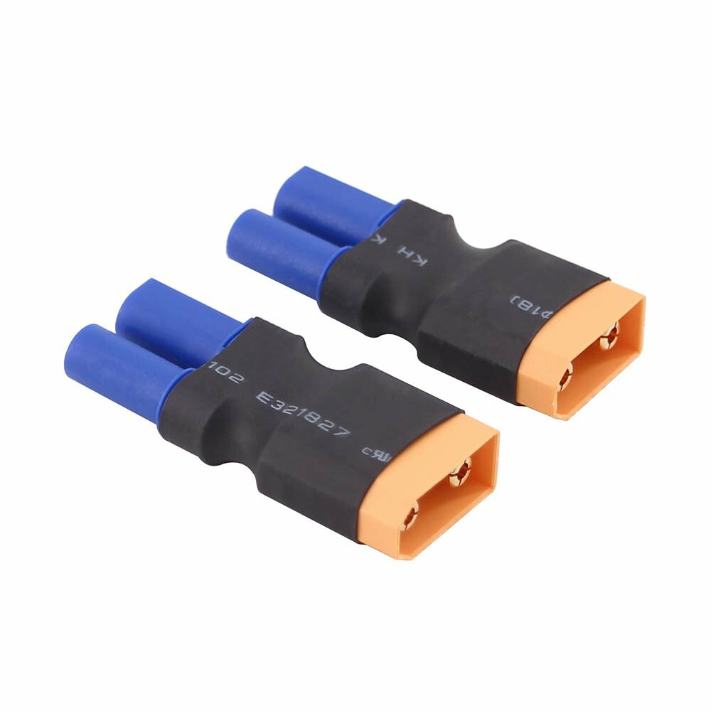 

3Pcs XT90 Male to EC5 Female Plug Connector Adapter Plug for RC Model Lipo Battery