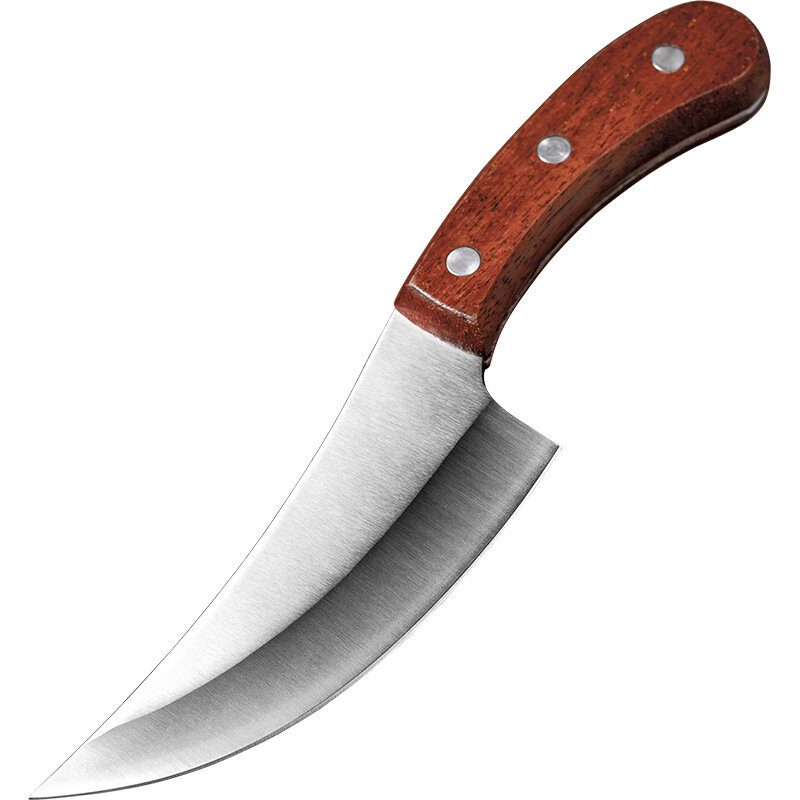 

Нож шеф-повара из нержавеющей стали Нож для обвалки На открытом воздухе Охотничий нож для выживания Тесак для мяса и мяс