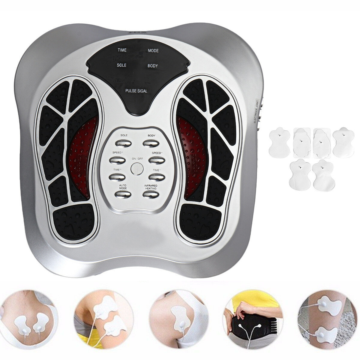 

Multifunction Electric Foot Leg Massager Machine Circulation Therapy Heater SPA Relaxing Muscle Pulse Massager