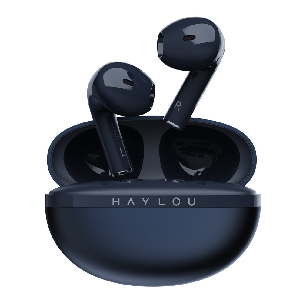 Haylou X1 2023 TWS Fones de ouvido bluetooth V5.3 ENC Clear Calls 12mm Grande Driver Baixa latência Meio-auricular Type-