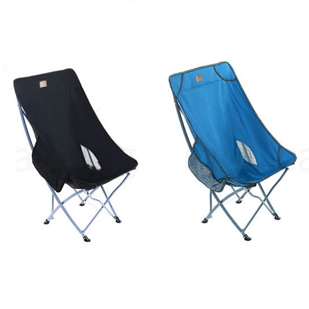 Cadeira de acampamento portátil ultraleve ao ar livre em tecido Oxford 600D, cadeira de pesca com tubo de aço espessado