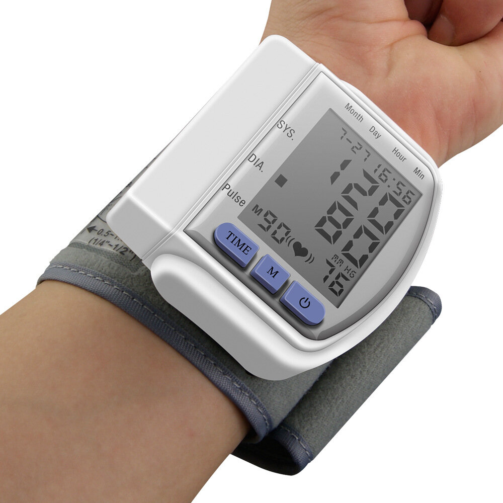 

Цифровой измеритель артериального давления на запястье Boxym Монитор LCD Автоматический бытовой Сердце Beat Монитор изме