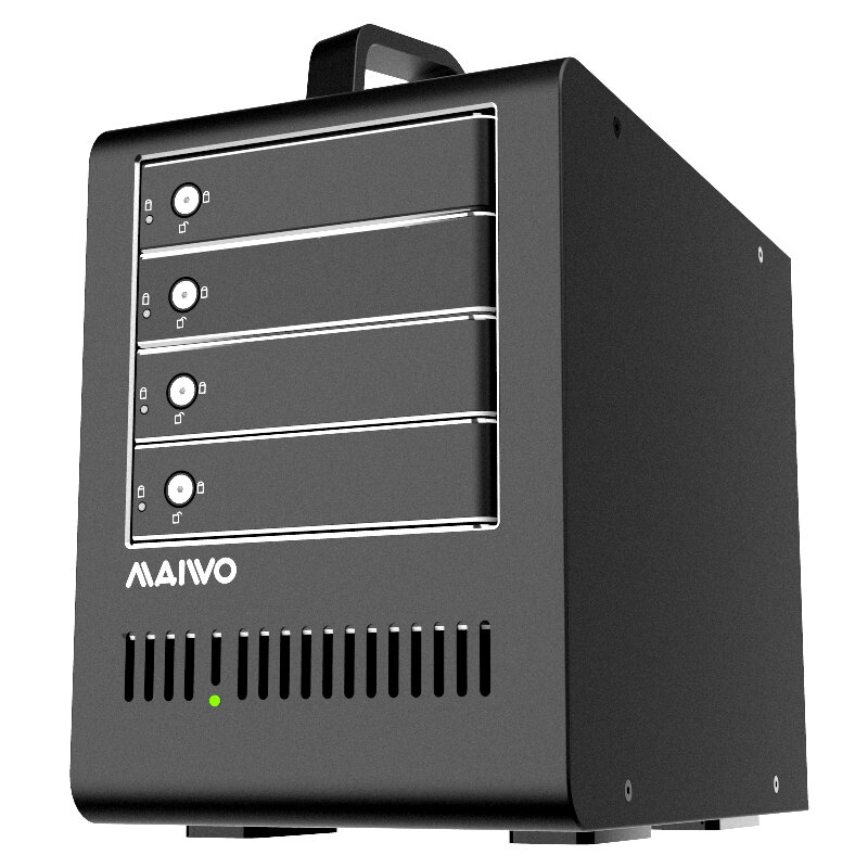 MAIVO HDD SSD Docking Station 5 Bay HDD Enclosure RAID إعداد استنساخ لمحرك أقراص الحالة الصلبة SATA مقاس 2.5 بوصة 3.5 بو