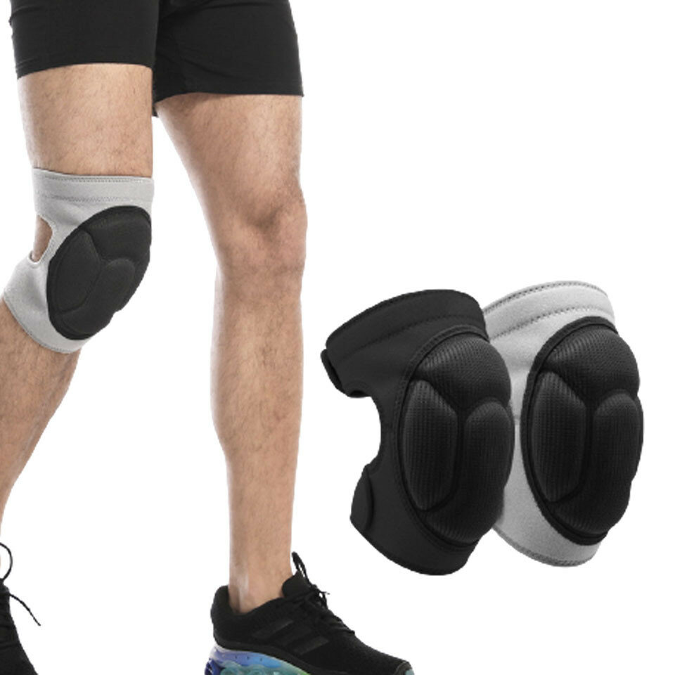 AOLIKES HX-02111ペアの新しい厚みのある膝パッド快適な脚膝サポートブレースフットボールバスケットボールバレーボールスポーツ膝プロテクター