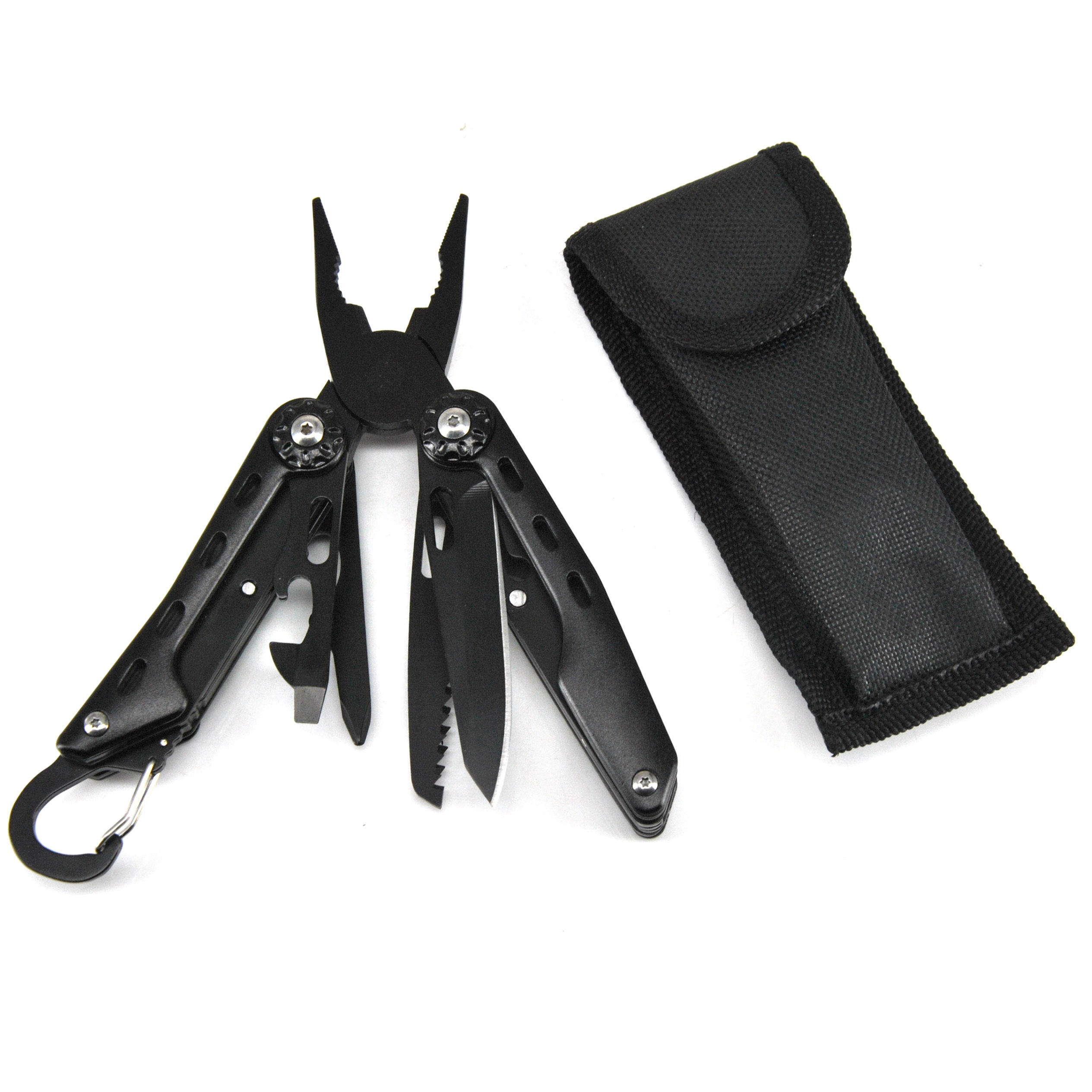 XANES® 168mm Pince Multifonctionnelle Pliante en Acier Inoxydable Couteau Portable Suspendu Outil de Survie en Plein Air