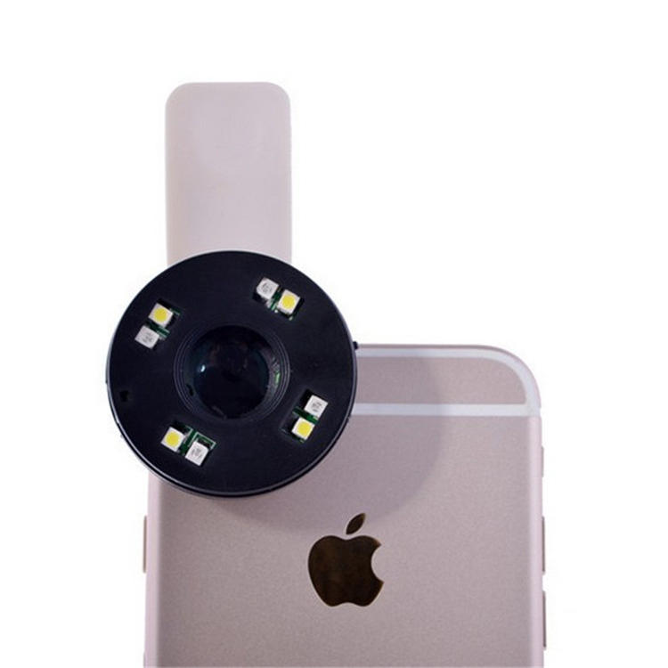 

68X Мобильный телефон Общий клип Микроскоп Лупа Увеличительное стекло LED Набор Увеличение камера