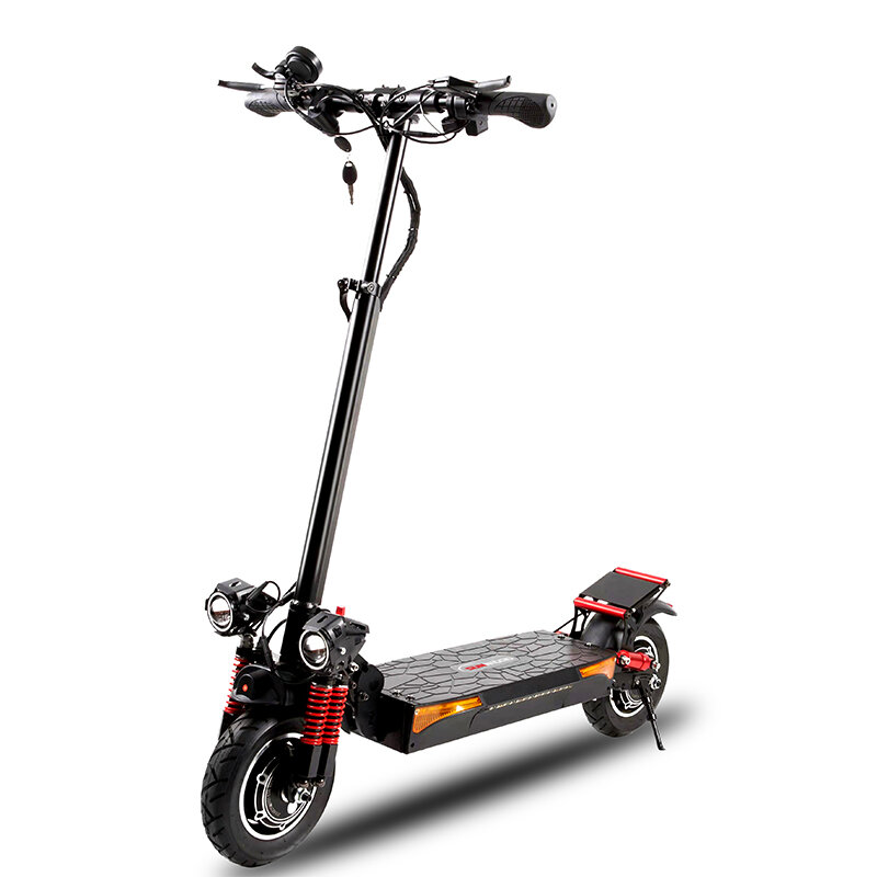 [EU DIRECT] WQ-Q7 48V Electric Scooter 17.5Ah Battery 500W*2 Double Motors 10Inch Tires 55-65KM Max Mileage 120KG Max Lo
