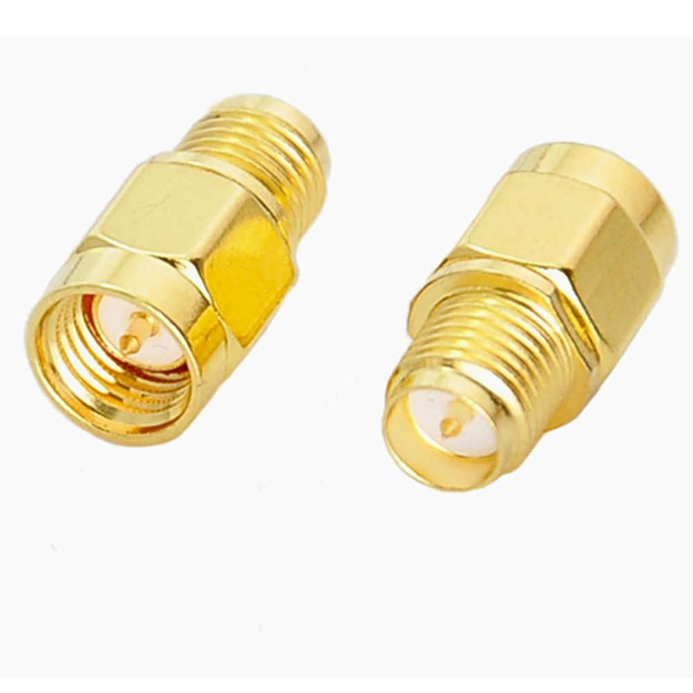 

2PCS SMA Male To RP-SMA Female RF Coaxial Adapter Connector