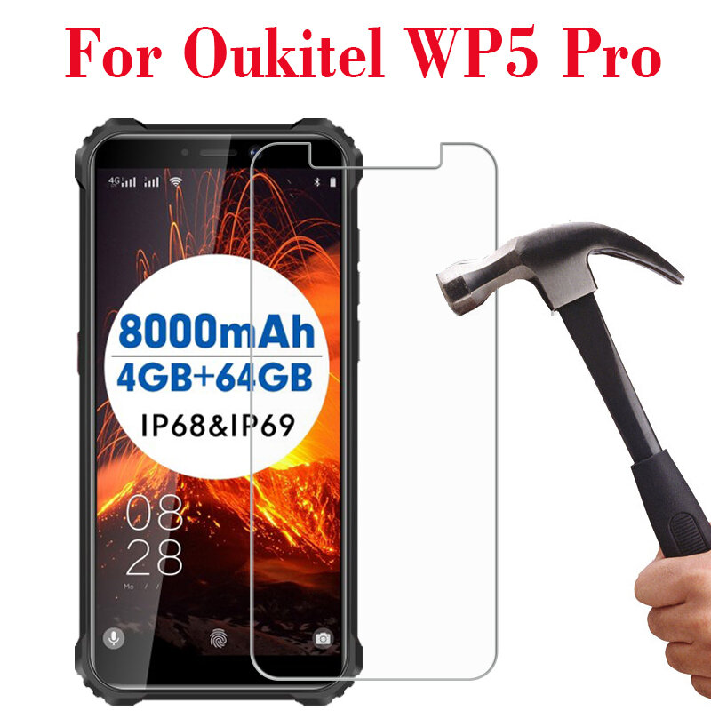 Bakeey HD Helder 9H anti-explosie anti-kras gehard glas screenprotector voor Oukitel WP5 Pro